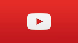 Aesthetic Youtube Red Button Logo Wallpaper