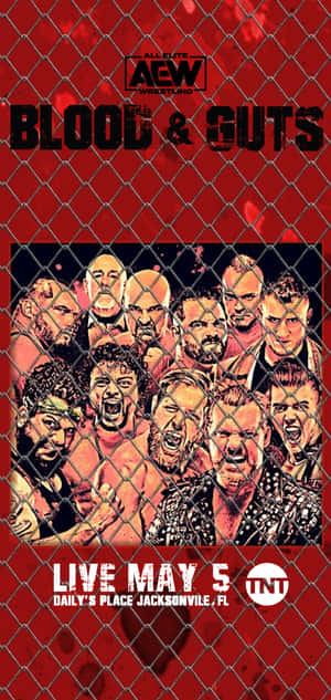 Aew Blood And Guts Wallpaper