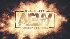 Aew With Flames Wallpaper