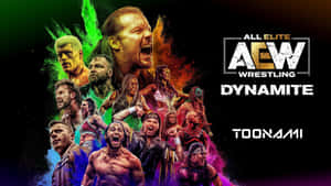 Aew Wrestling Dynamite - All Elite Wrestling Wallpaper