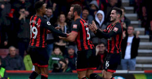 Afc Bournemouth Football Players Back View Wallpaper