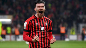 Afc Bournemouth Kieffer Moore Yelling Wallpaper