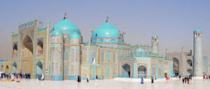 Afghanistan Blue Mosque Wallpaper