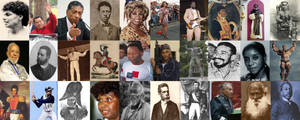 Afro Latin Americans Collage Wallpaper