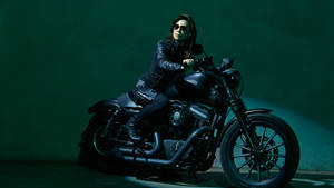 Agents Of Shield Melinda May On A Motorcycle Wallpaper