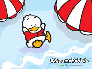 Ahiru No Pekkle Cute Cartoon Wallpaper