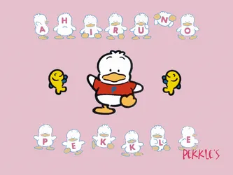 Ahiru No Pekkle Pink Aesthetic Wallpaper