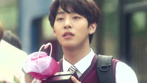 Ahn Hyo Seop With Gifts Wallpaper