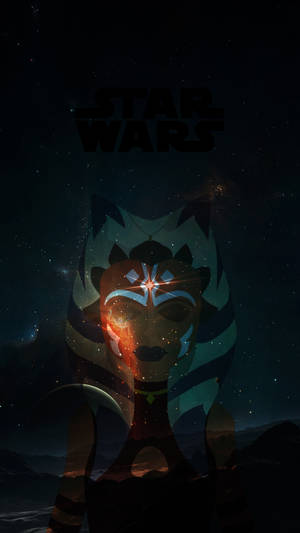 Ahsoka Tano Surrounded By Stars Wallpaper