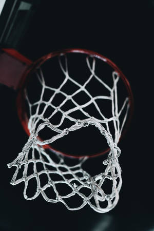 Aim High In The Game Of Basketball Wallpaper