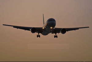Air Canada Airbus In Sky Wallpaper
