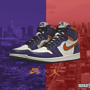 Air Jordan 1 Collaboration Wallpaper