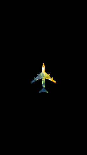 Airplanes Outline Oled Iphone Wallpaper