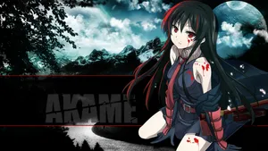 Akame Ga Kill Digital Akame Poster Wallpaper