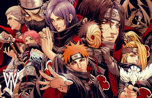 Akatsuki Clan Art Wallpaper