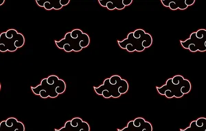 Akatsuki Logo Black Shinobi Clouds Wallpaper