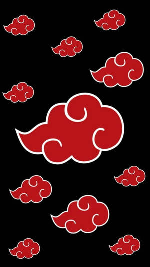 Akatsuki Logo Red Cloud Wallpaper