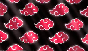 Akatsuki Logo Red Cloud Flag Wallpaper