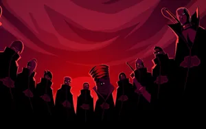 Akatsuki Members Silhouette Wallpaper