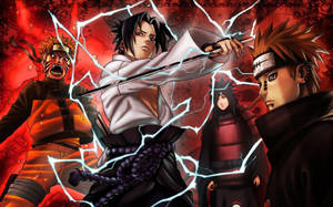 Akatsuki Sasuke Chidori Wallpaper