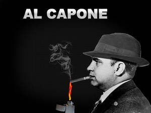 Al Capone Black Poster Wallpaper