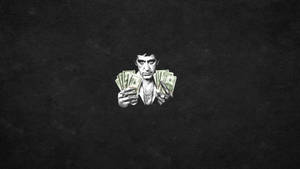 Al Pacino Scarface Cash Art Wallpaper