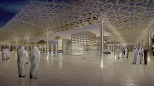 Al Wakrah Hospital In Qatar Wallpaper