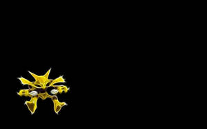 Alakazam Black Background Facing Right Wallpaper