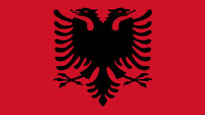 Albania Flag Wallpaper