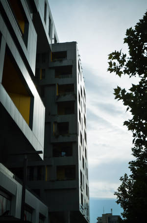 Albania Gray Building Wallpaper