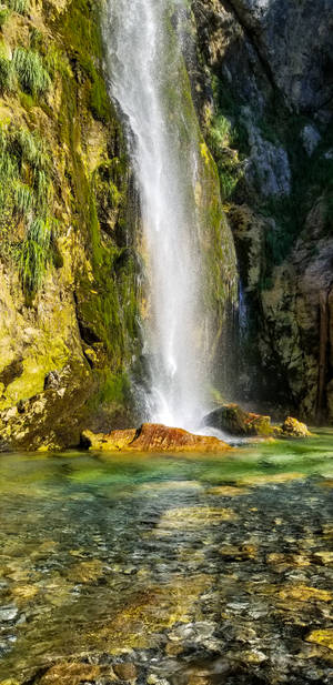 Albania Grunasi Waterfall Wallpaper