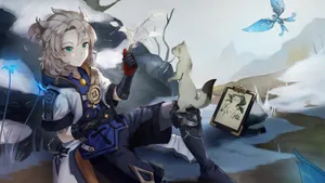 Albedo - Genshin Impact Wallpaper