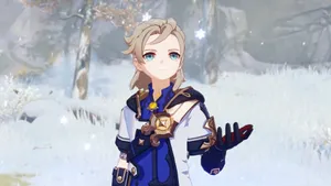 Albedo, The Chief Alchemist Of Genshin Impact Wallpaper