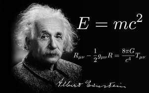Albert Einstein Physics Equations Wallpaper