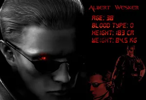 Albert Wesker In Action Wallpaper