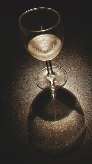 Alcohol Wine Glass Shadow Wallpaper