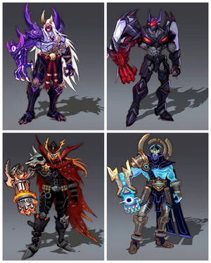 Aldous Mobile Legends Collage Skins Wallpaper