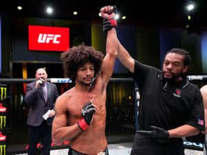 Alex Caceres Declared Winner Wallpaper