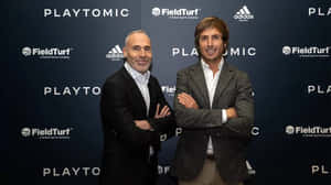 Alex Corretja Alongside Playtomic Co-ceo Wallpaper