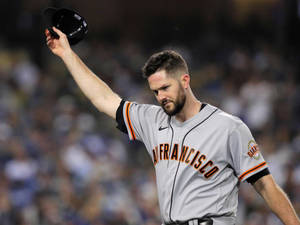 Alex Wood In San Franciso Giants Uniform Wallpaper