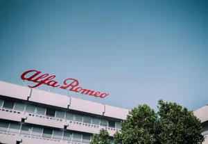 Alfa Romeo Building Signage Wallpaper