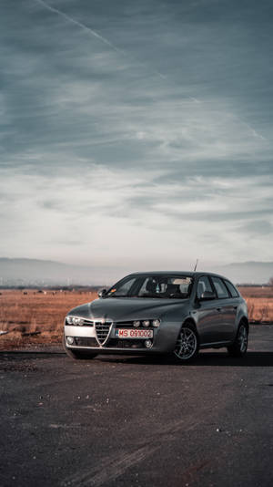 Alfa Romeo Iphone Gray Wallpaper