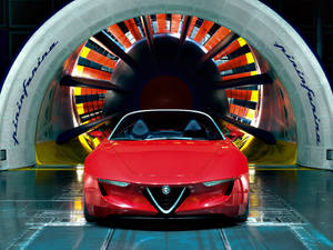 Alfa Romeo Iphone Red Wallpaper