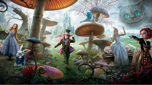 Alice In Wonderland 2010 Film Photoshoot Wallpaper