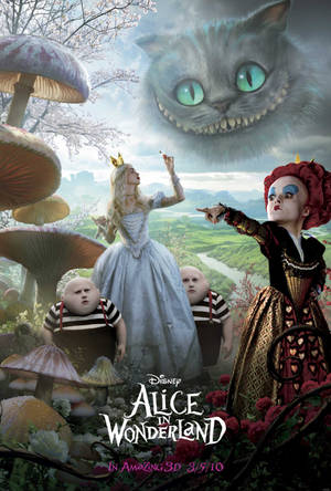 Alice In Wonderland 2010 Movie Poster Wallpaper