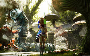 Alice In Wonderland Cgi Fantasy Art Wallpaper