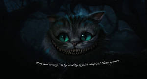 Alice In Wonderland Cheshire Cat Quotes Wallpaper