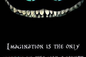 Alice In Wonderland Imagination Quote Wallpaper