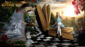 Alice In Wonderland Theme Photography Wallpaper