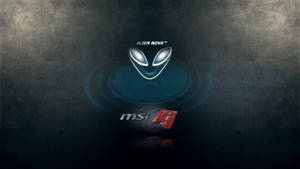 Alienware Logo And Msi Logo Wallpaper